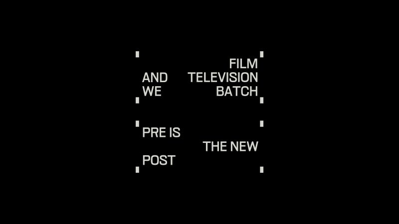 &Walsh designs a cinematic identification for BATCH’s modern put up-production tech