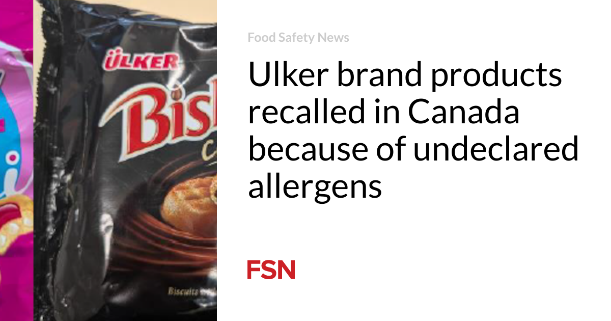 Ulker label products recalled in Canada on memoir of of undeclared allergens