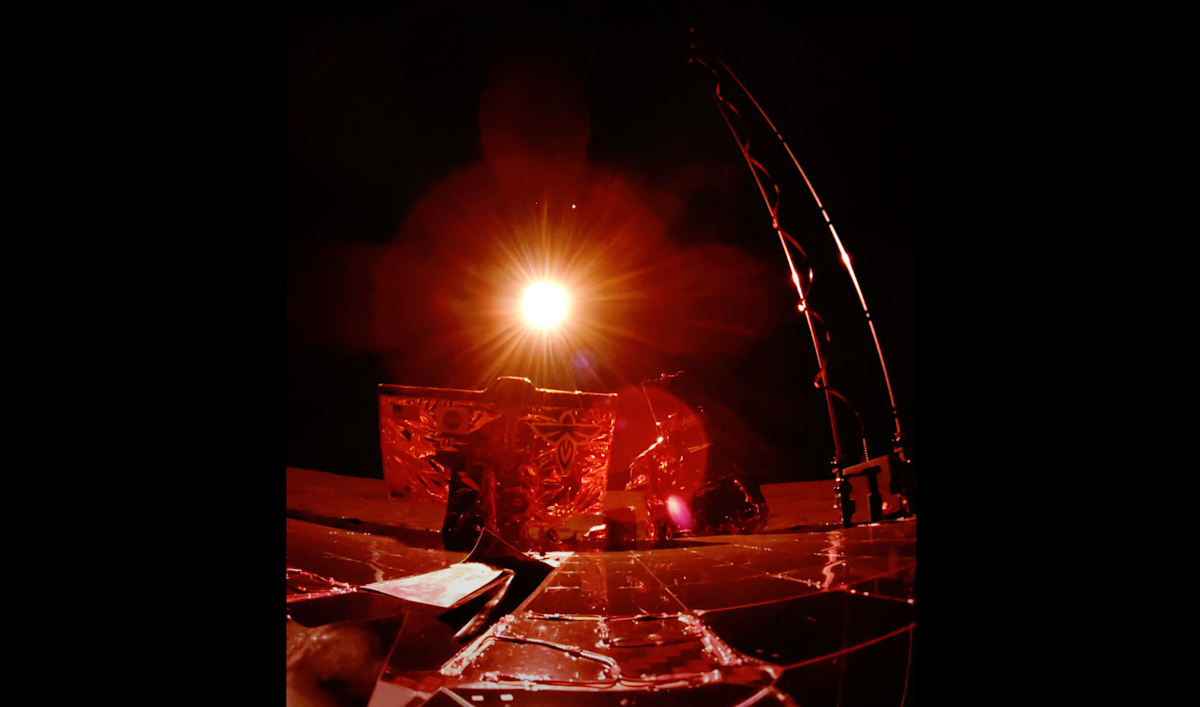 Peep Firefly’s Blue Ghost lander bathed in red for the length of photo voltaic eclipse captured from the moon