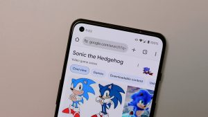 How To Web The Sonic Easter Egg On Google Search