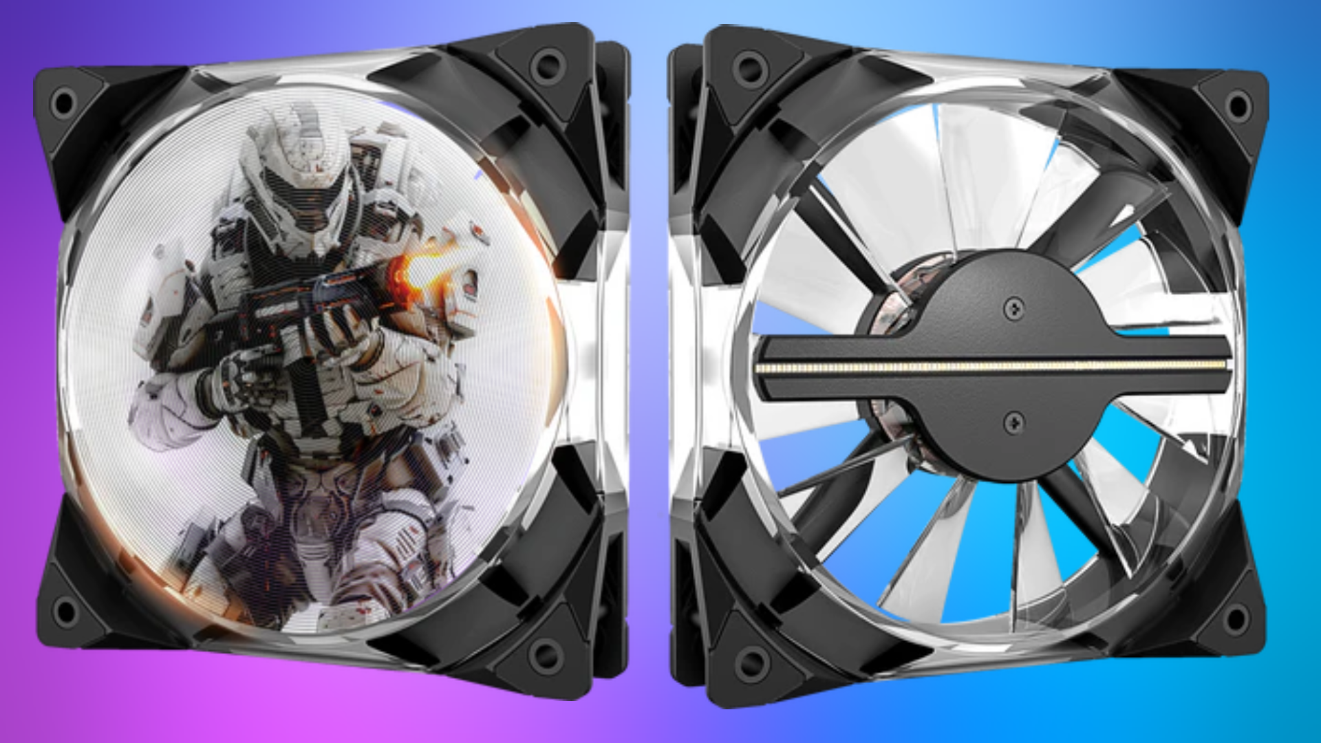 Coolify’s ‘holographic’ PC case fans are now available to aquire