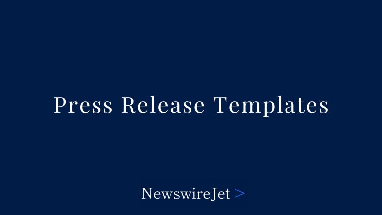 10 Press Release Templates For Any Occasion