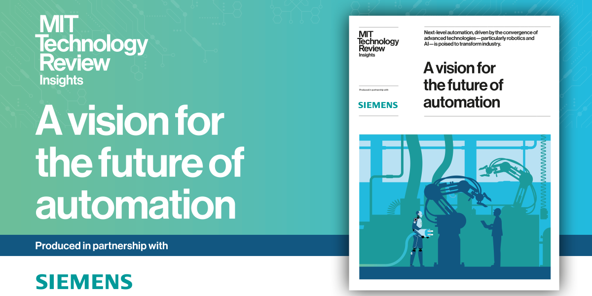 A vision for the formula forward for automation