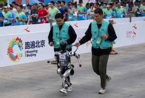 A bunch of robots ran a half of-marathon alongside humans and it became once extremely goofy