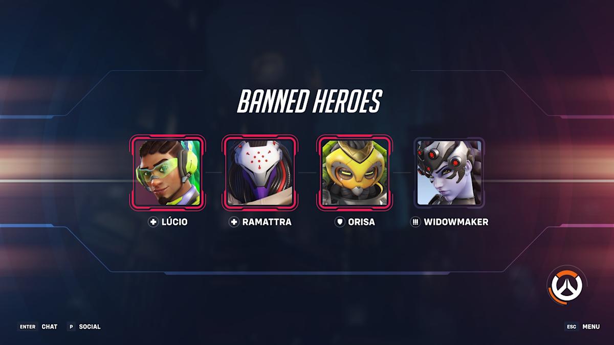Blizzard explains hero bans earlier than their introduction in aggressive Overwatch