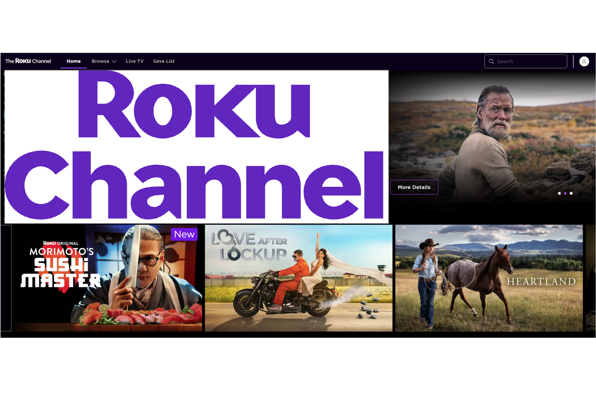 Roku Channel is free, and also you don’t want a Roku machine to see