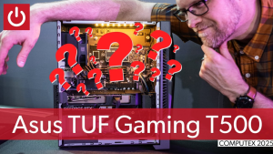Desktop case, pc chip? The Asus TUF T500 is a abnormal petite gaming PC