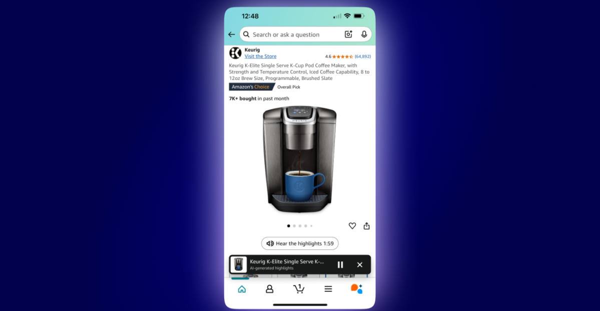 Amazon’s AI voiceovers will negate you through product aspects