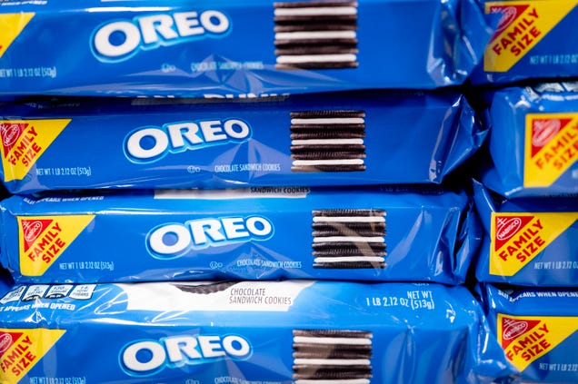 The maker of Oreos is suing Aldi for copying its packaging