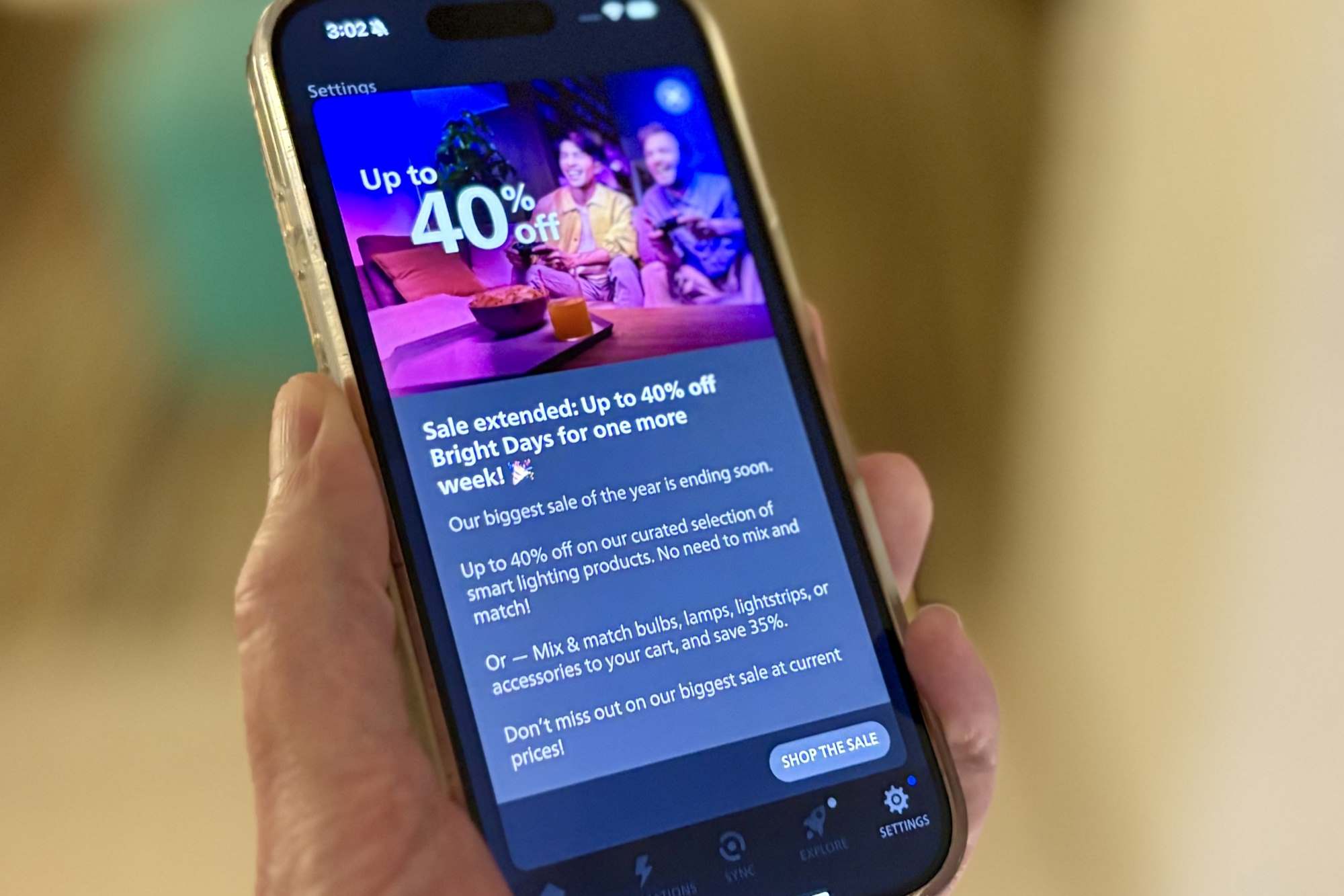 I wished to sad my Philips Hue lights. All I obtained became as soon as a pop-up advert