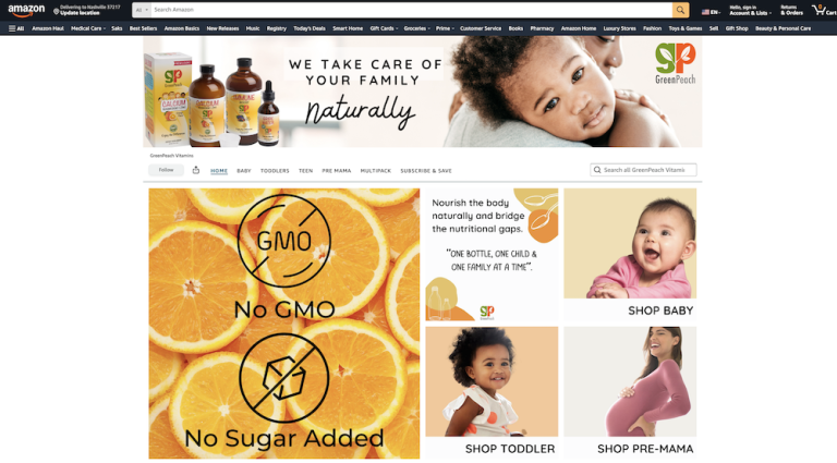 Award-Successful Wellness Brand GreenPeach Now on Amazon
