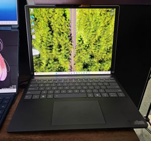 Lenovo’s sign-stealing pc with a rollable veil ships this week