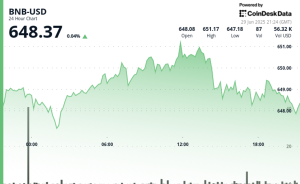 BNB Hovers Above $648 as Maxwell Laborious Fork Toughen Role to Double Block Manufacturing Tempo