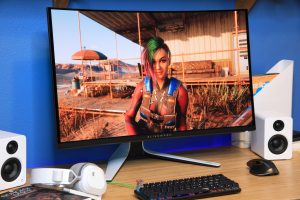 Catch $415 off  an Alienware 4K OLED gaming video display