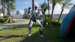 This humanoid robotic can accomplish cartwheels, handstands and roundhouse kicks at much less than $6,000
