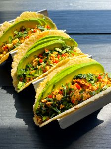Easy Avocado and Tofu Breakfast Tacos for 2