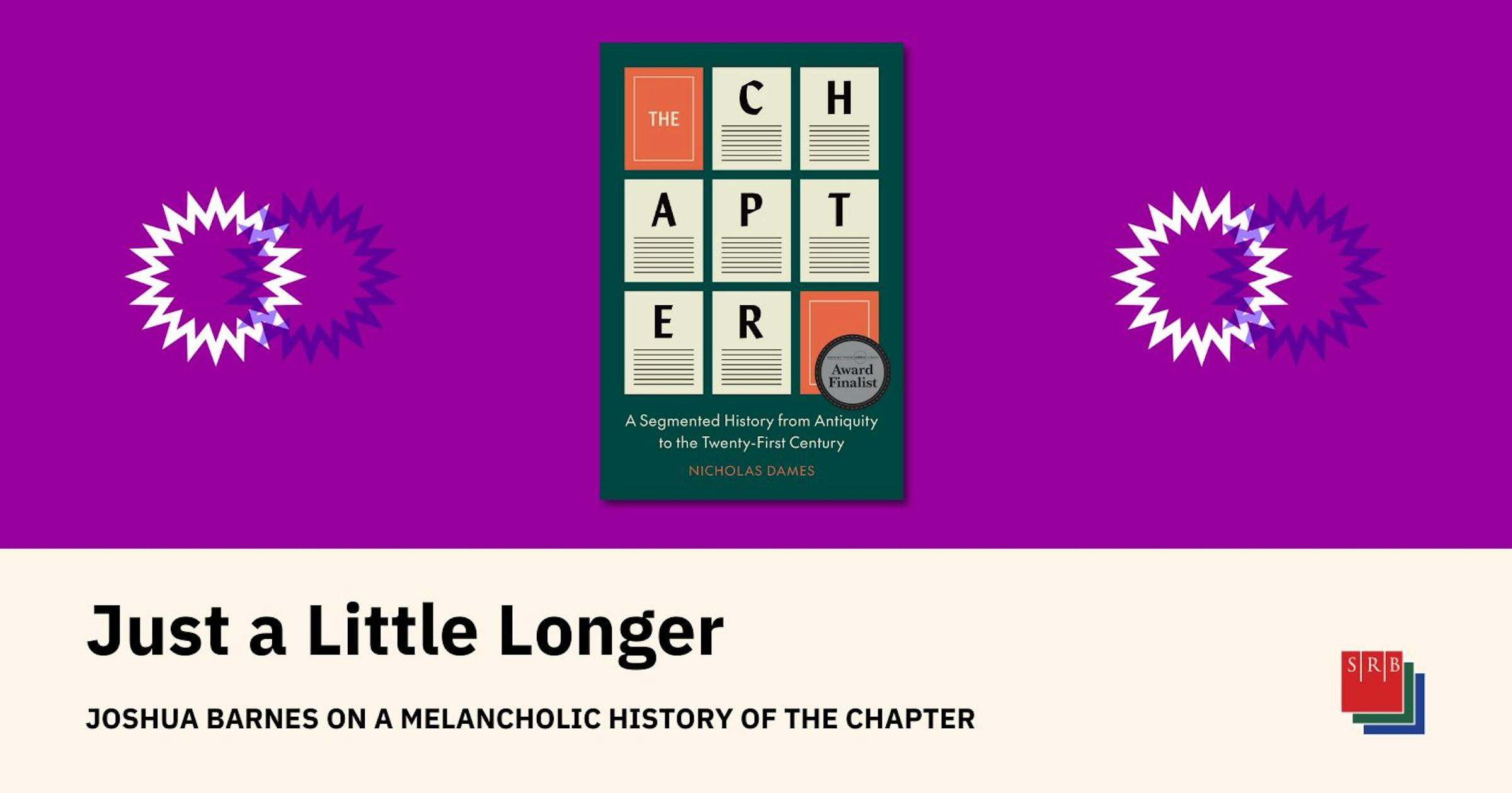 Why did books open being divided into chapters? A original historic past