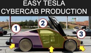 Simplicity of Tesla Cybercab Production Components Mass Production is Handiest Months Away