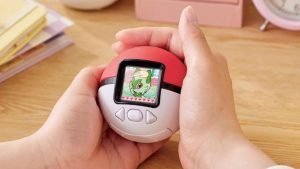 This pettable Poké Ball is a Tamagotchi-style toy with over 150 Pokémon inside and I resolve on it now