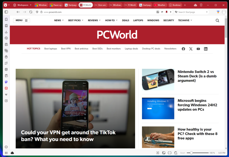 Vivaldi browser provides ‘The Tab Button’ to minimize down on tab litter