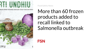Extra than 60 frozen merchandise added to recall linked to Salmonella outbreak