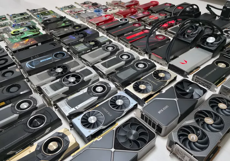 A collector constructed the final timeline of GPUs from the past 30 years