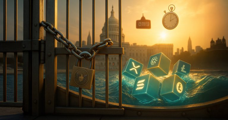 US Authorities shutdown freezes SEC reviews, altcoin ETF floodgates remain shut