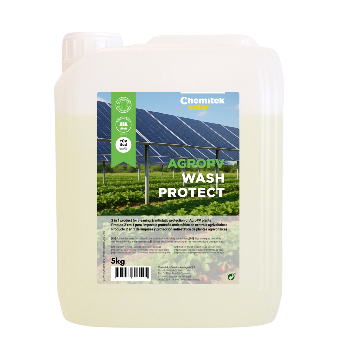 Chemitek Solar launches cleaning solutions for agrivoltaics