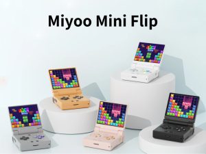 Shrimp clamshell gaming: Miyoo Mini Flip lined up for forthcoming originate in five colours