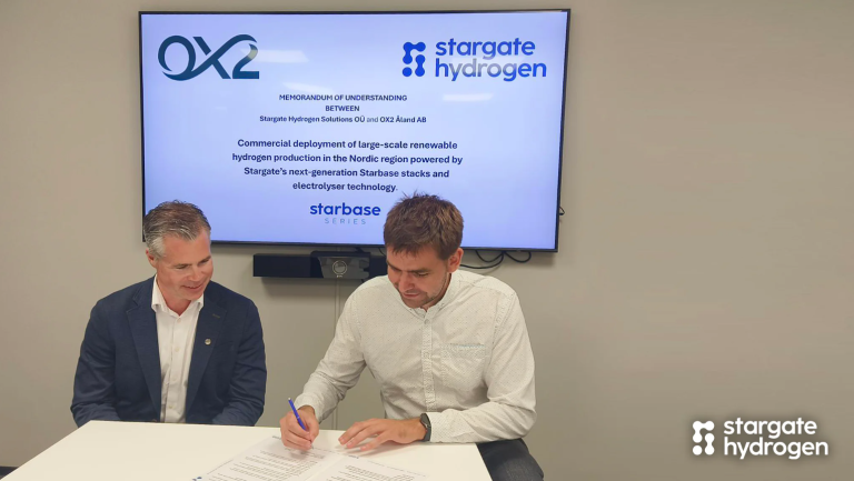 Stargate Hydrogen and OX2 partner to grab Nordic renewable hydrogen rollout