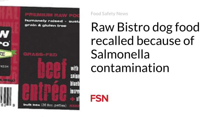 Raw Bistro dog meals recalled on memoir of of Salmonella contamination