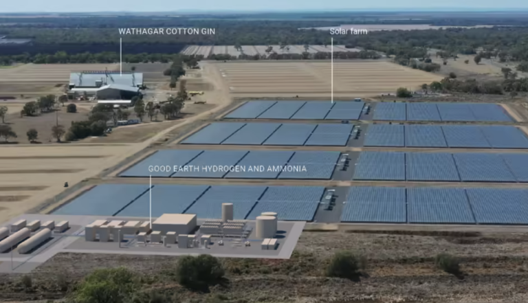Ampt tech to energy photo voltaic-plus-storage plot for Australian hydrogen plant
