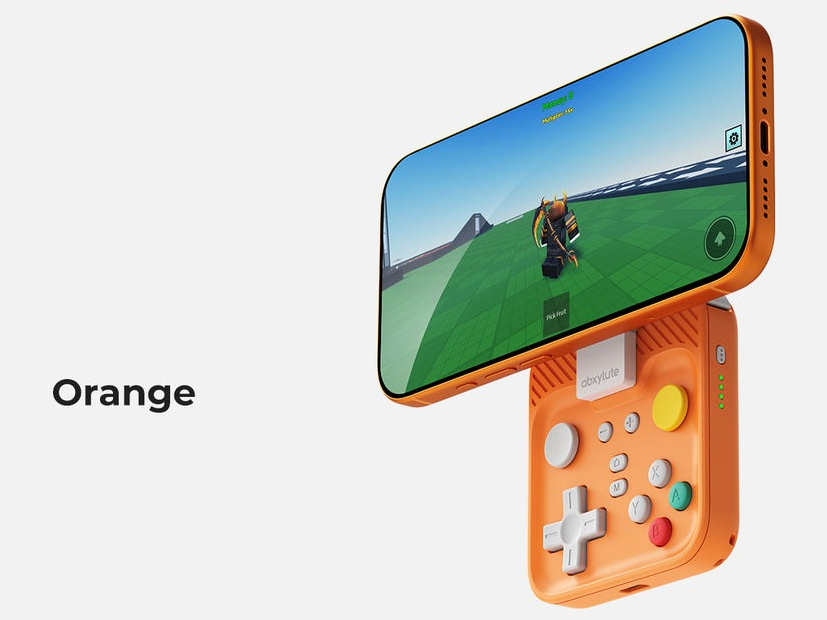 Abxylute’s Snap-on Controller to start on Kickstarter for $39 and be accessible in orange