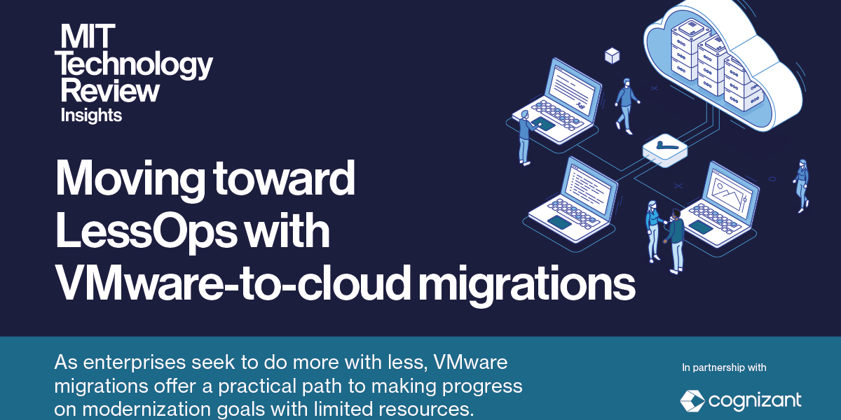 Shifting in the direction of LessOps with VMware-to-cloud migrations