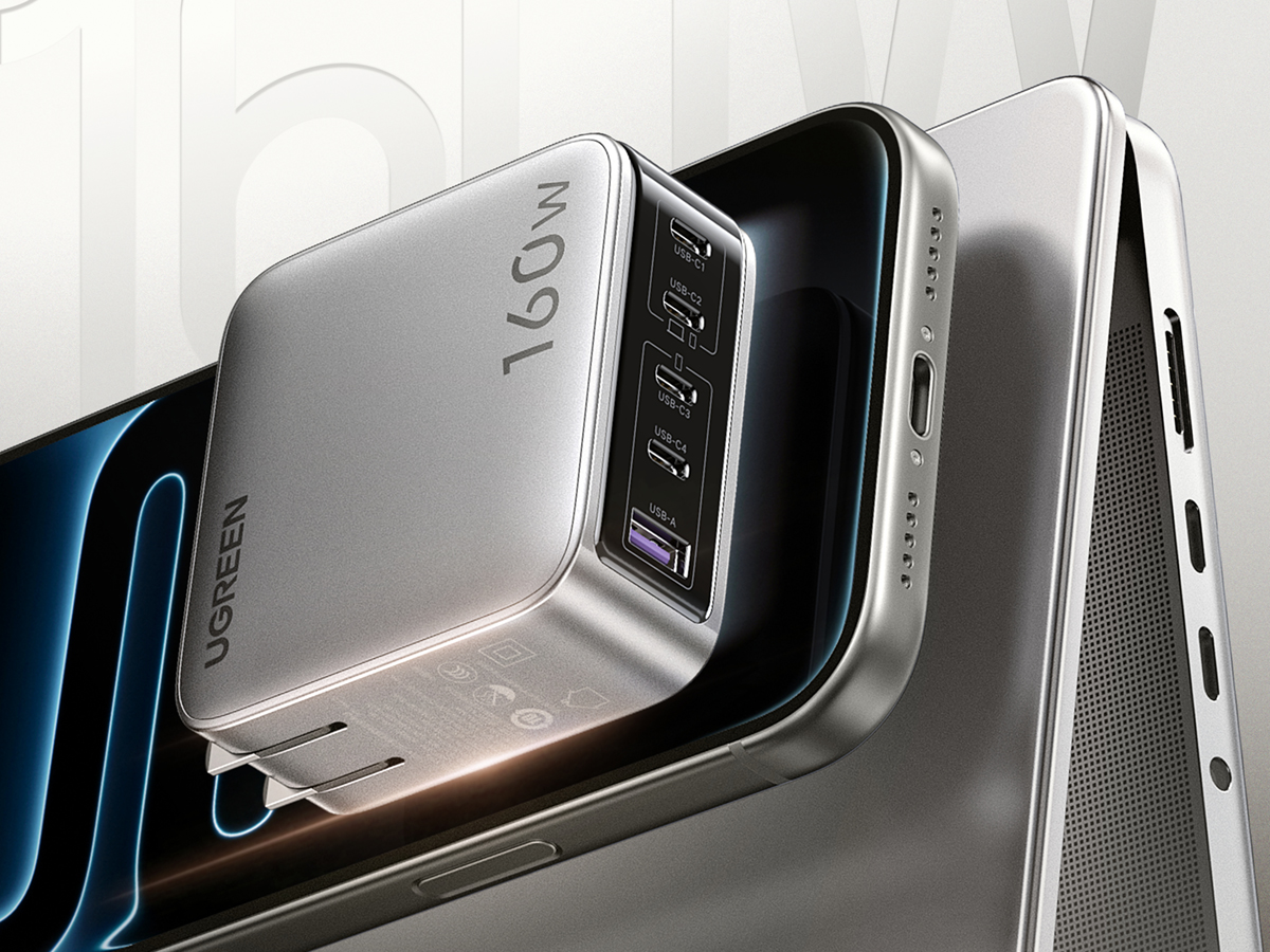 Ugreen launches recent 160W like a flash charger with constructed-in natty show and five ports