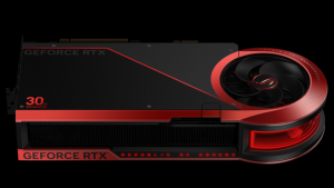 This GPU is so big, it comes with a sag detector to present protection to your mobo