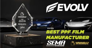 EVOLV Named Simplest PPF Movie Producer at SEMA 2025