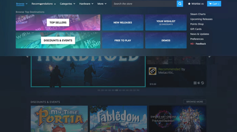 Steam and Valve’s online video games are down
