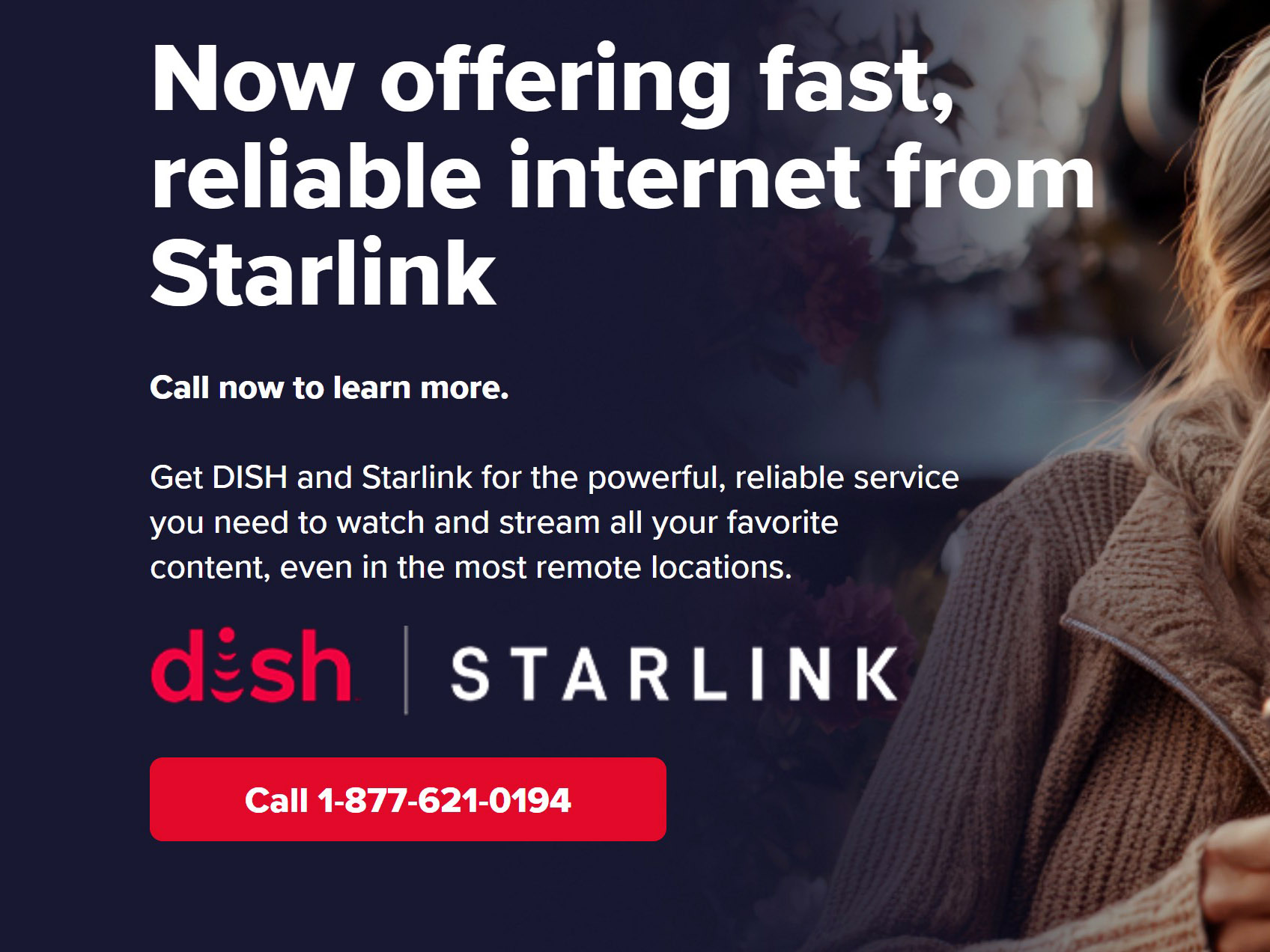 Dish sells Starlink Data superhighway with free hardware and installation