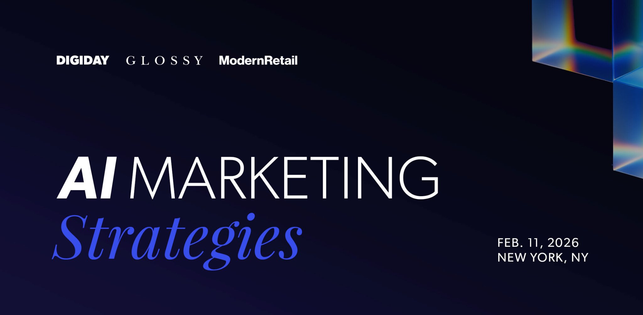 Introducing AI Marketing Ideas: A fresh event from Digiday, Smart and Up to date Retail