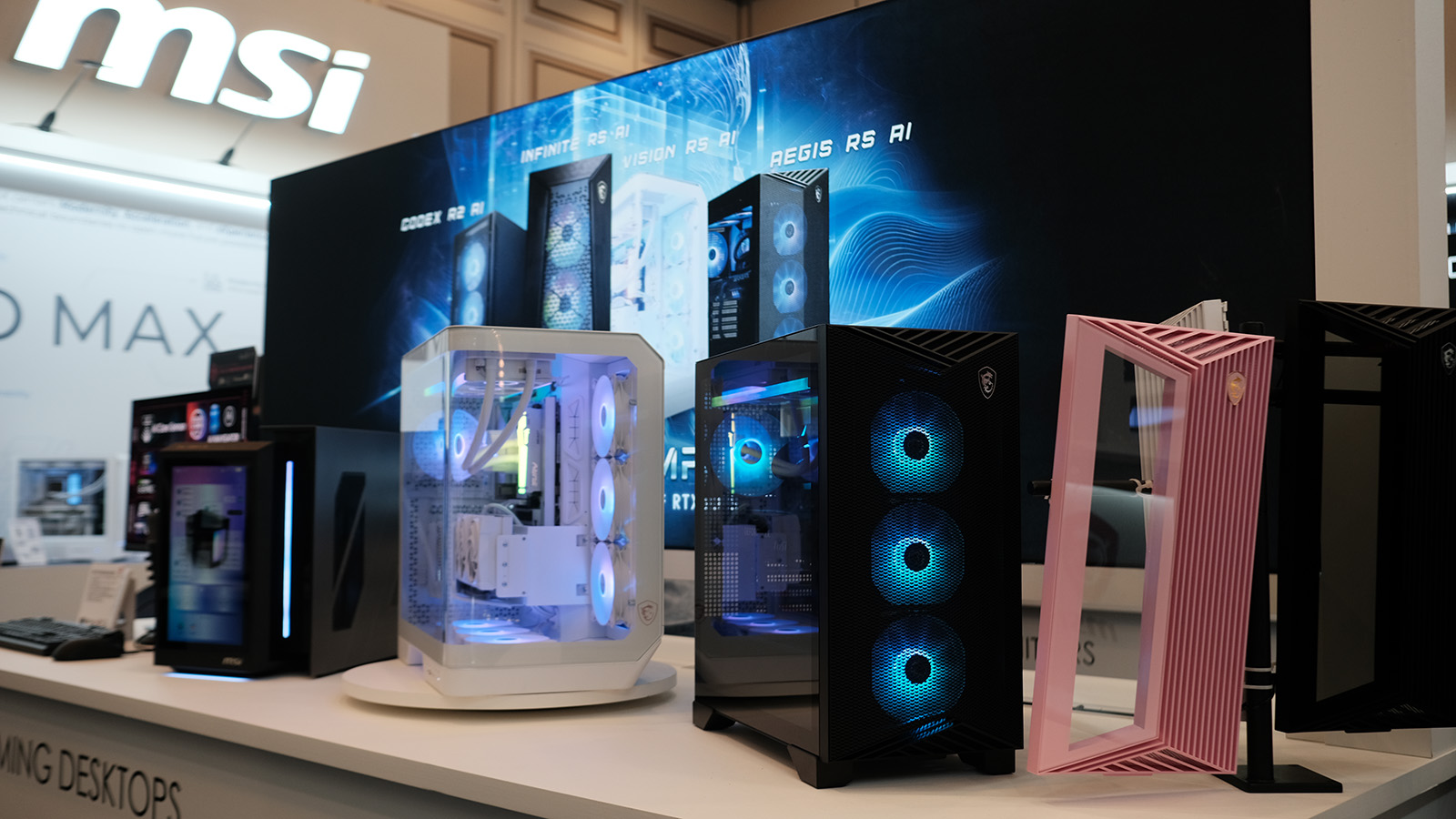 MSI Aegis, Vision, and novel MEG X monitors procure a splash at CES 2026