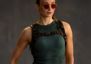 Amazon shares first survey at Sophie Turner as Tomb Raider’s Lara Croft