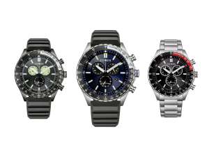 Citizen unveils 3 fresh tachymeter bezel chronographs with 43 mm stainless-steel instances