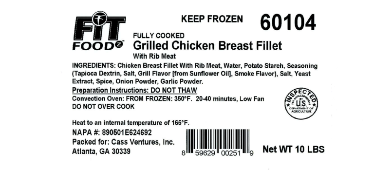 Chicken breasts recalled ensuing from Listeria contamination