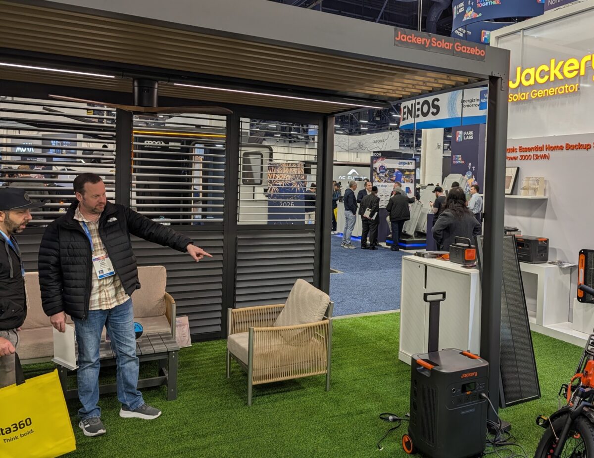 Jackery releases 2 kW solar gazebo